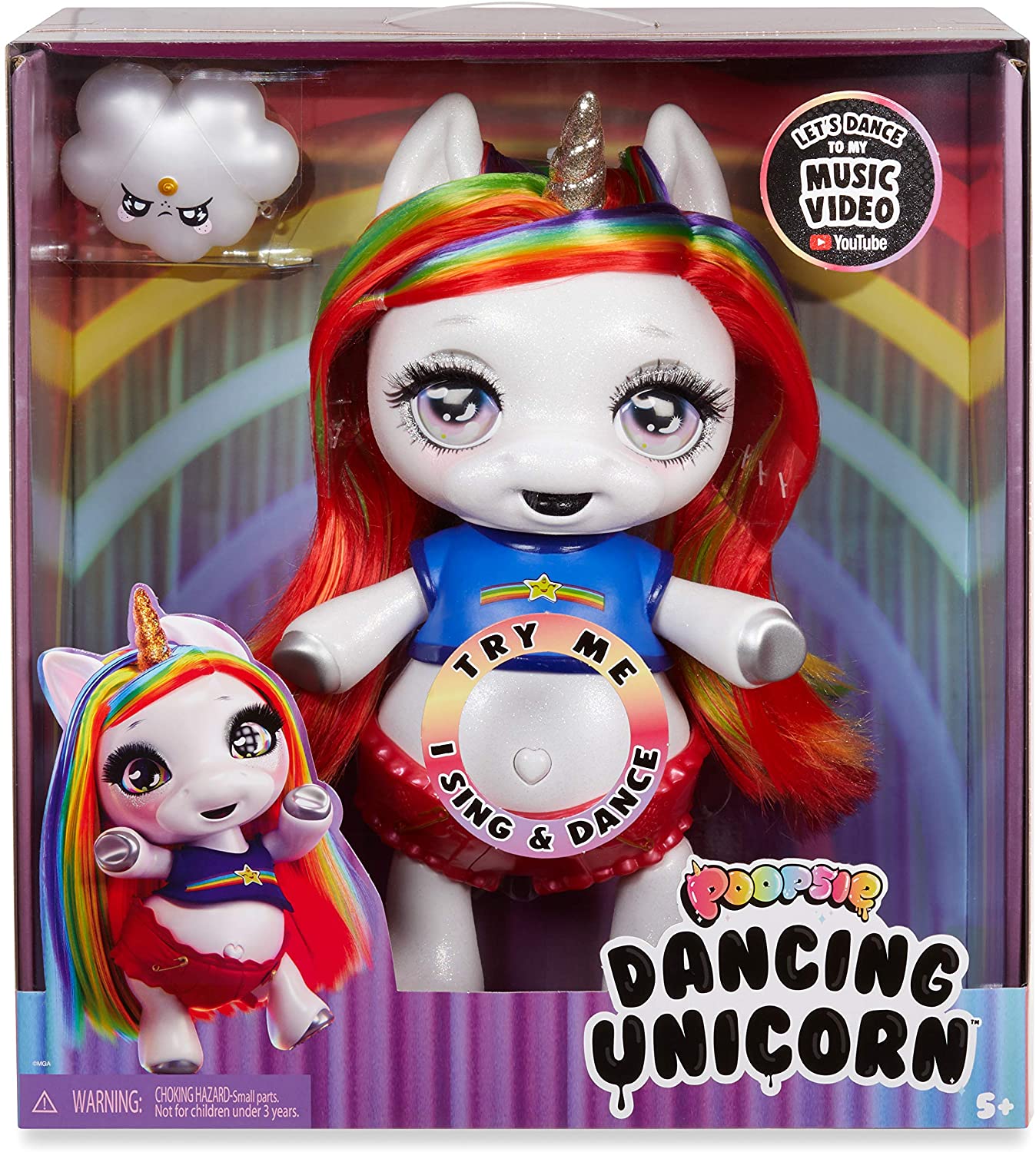 Poopsie Dancing Unicorn Rainbow Brightstar танцует и поет  